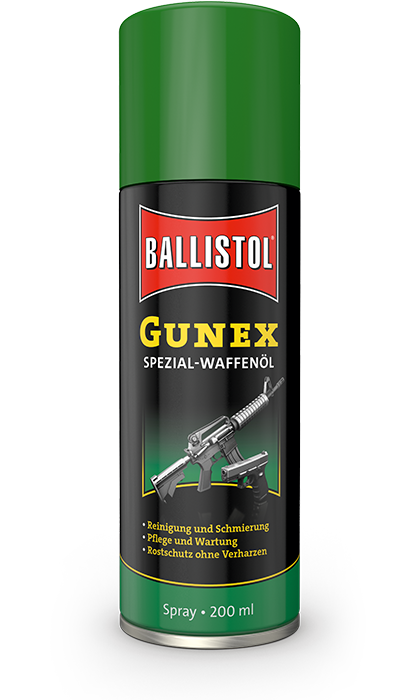 იარაღის საწმენდი ზეთი "BALLISTOL GUNEX" 200მლ.