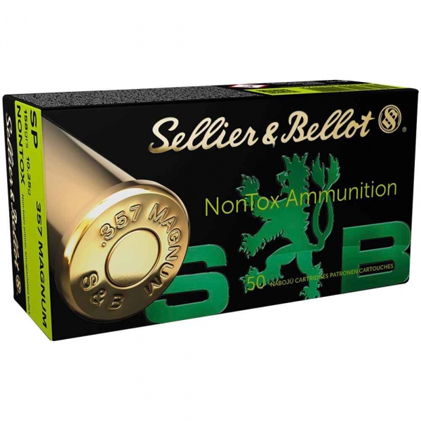 Sellier-Bellot, 357 Magnum Nontox, FMJ, 158 grs.
