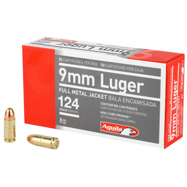 Aguila 9x19 mm Luger FMJ (124gr)