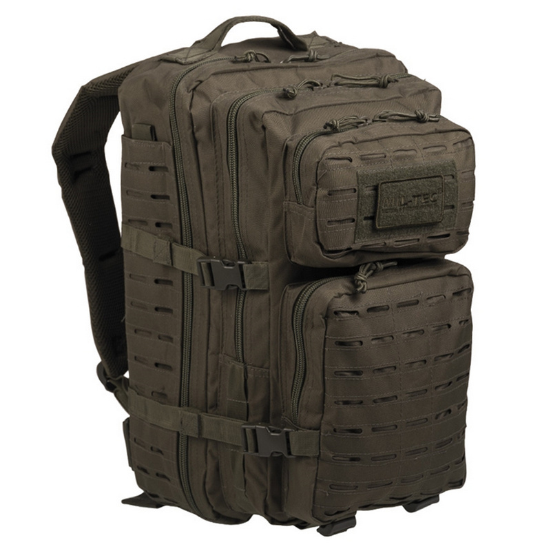 US ASSAULT PACK LG LASER CUT OLIV (MIL-TEC)