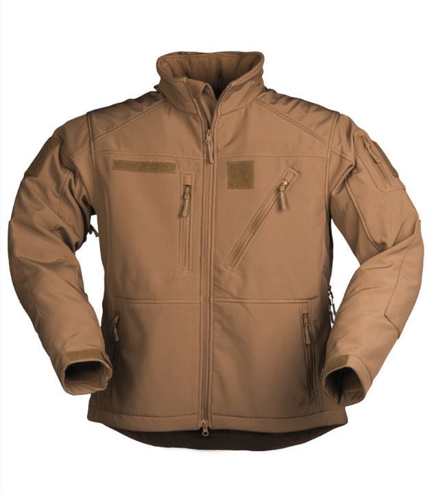 SOFTSHELL JACKE SCU 14 DARK COYOTE