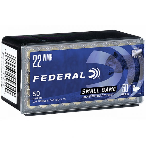 Federal 757 Caliber 22WMR 50gr JHP