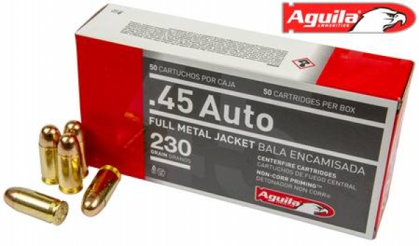 Aguila .45 AUTO FMJ (230gr)