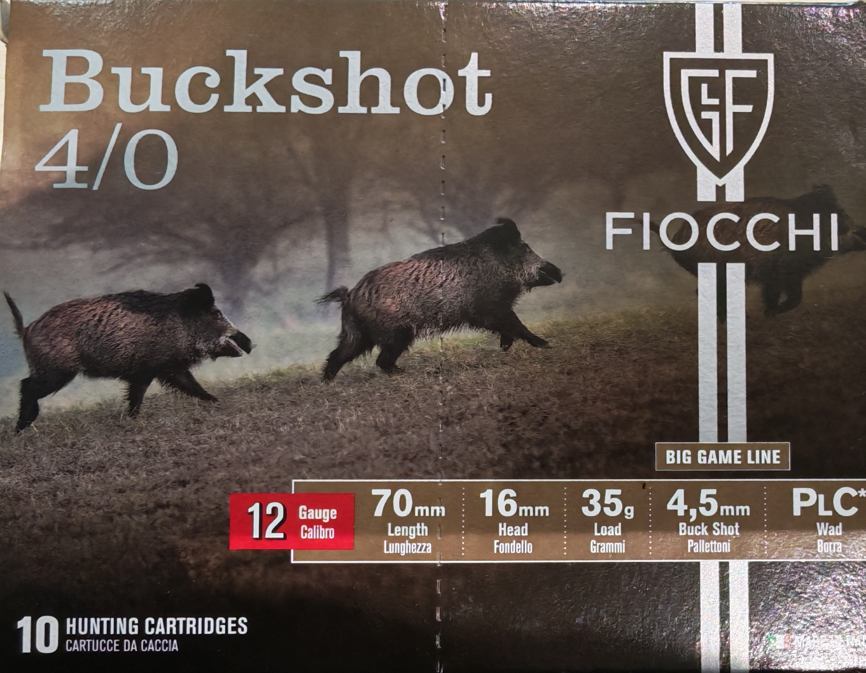 FIOCCHI BUCKSHOT  4/0   35GR.