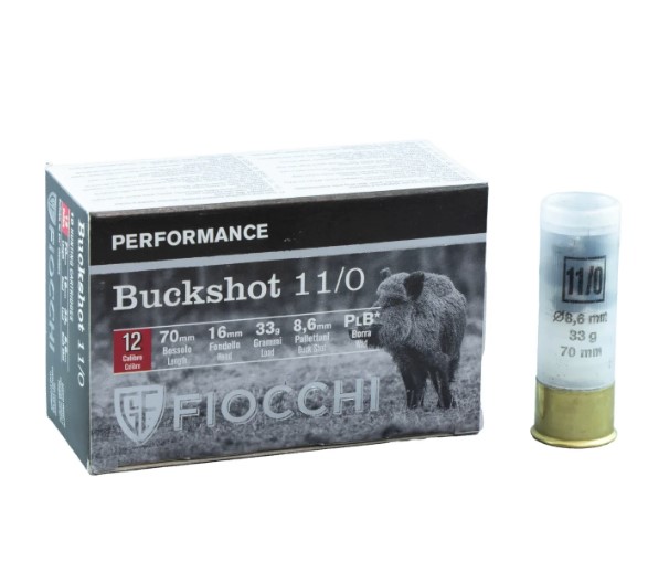 FIOCCHI BUCKSHOT  11/0   33GR.